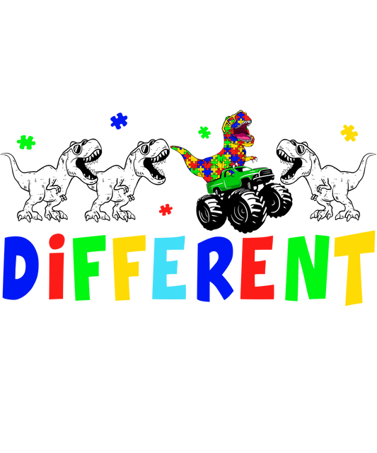 Its okay to be different Dino Autism Awareness